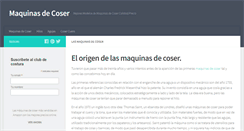 Desktop Screenshot of maquinasdecoser.org