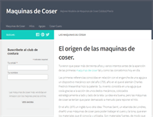 Tablet Screenshot of maquinasdecoser.org